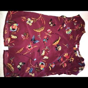 Abercrombie and Fitch butterfly shirt